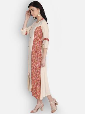 Cotton rayon printed kurti with plazzo 3