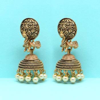 Pink jhumkas 1