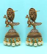 Grey jhumkas