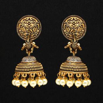 Grey jhumkas 2