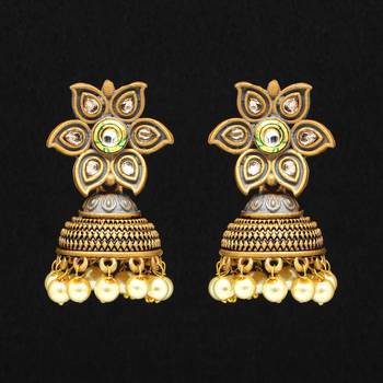 Grey jhumkas 2