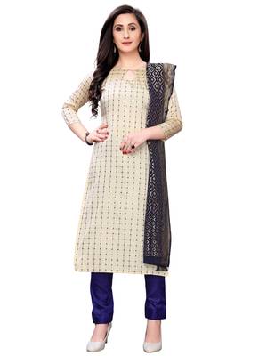 Off-white banarasi banarasi salwar 1