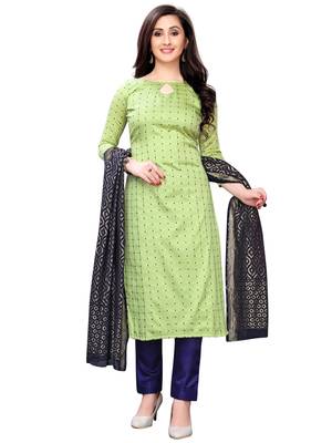 Green banarasi banarasi salwar 1