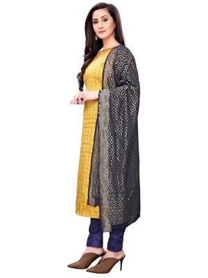Yellow banarasi banarasi salwar 2