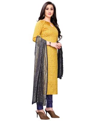 Yellow banarasi banarasi salwar 3