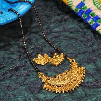 Gold mangalsutra
 1