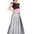 Kids Maroon Blouse And Silver Lehenga Choli Set For Girls 