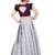 Kids Maroon Blouse And Silver Lehenga Choli Set For Girls 