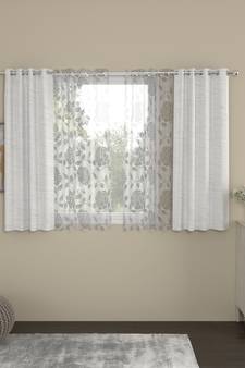 ROSARA HOME Mateo Belle Pack of 4 Window Curtains