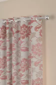 ROSARA HOME Jacquard Pack of 2 Door Curtains