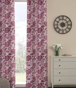 ROSARA HOME Jacquard Pack of Single Door Curtain