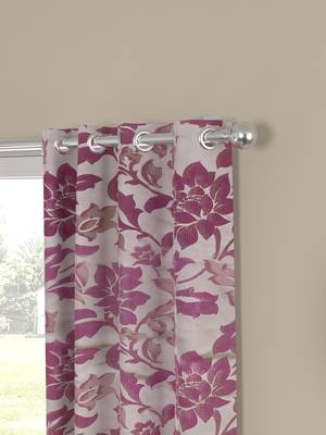 ROSARA HOME Jacquard Pack of 2 Window Curtains 2