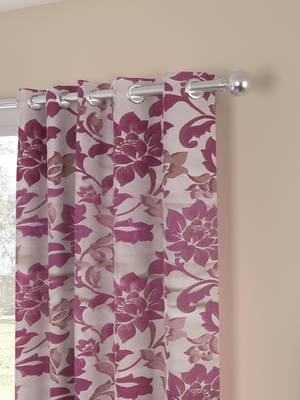 ROSARA HOME Jacquard Pack of 2 Door Curtains 2