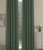 ROSARA HOME Jacquard Pack of 2 Door Curtains