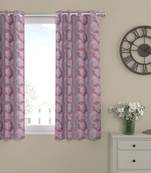 ROSARA HOME Jacquard Pack of Single Window Curtain