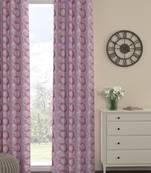 ROSARA HOME Jacquard Pack of Single Door Curtain