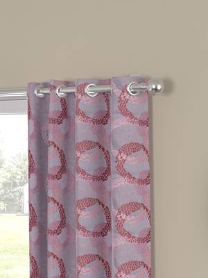 ROSARA HOME Jacquard Pack of 2 Window Curtains 2