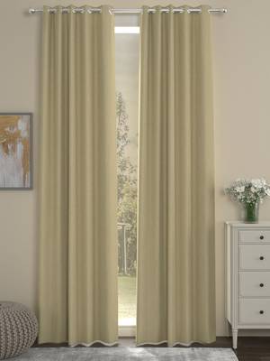 ROSARA HOME Chino Pack of 2 Door Curtains 1