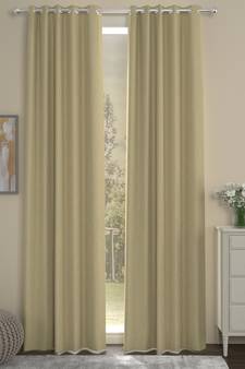 ROSARA HOME Chino Pack of 2 Door Curtains