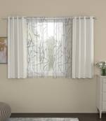 ROSARA HOME Chino Wallace Pack of 4 Window Curtains