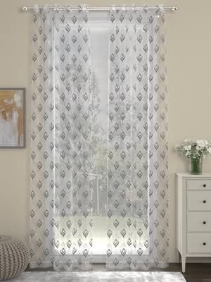 ROSARA HOME Dwell Pack of Single Door Curtain 4