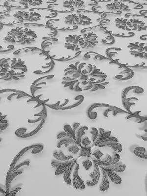 ROSARA HOME Ornate Pack of Single Window Curtain 3
