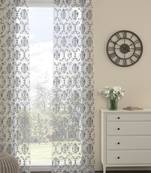 ROSARA HOME Ornate Pack of Single Long Door Curtain