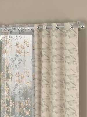 ROSARA HOME Reggio Mimosa Pack of 4 Door Curtains 2