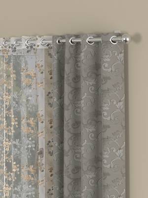ROSARA HOME Regal Mimosa Pack of 4 Window Curtains 2