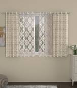 ROSARA HOME Reggio Ogge  Pack of 4 Window Curtains