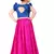 Kids Royal Blue Blouse And Rani Pink Lehenga Choli 