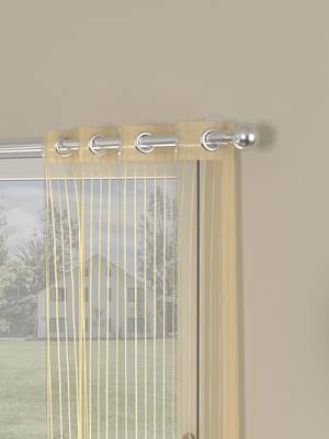 ROSARA HOME  Striped Pack of 2 Window Curtains 2