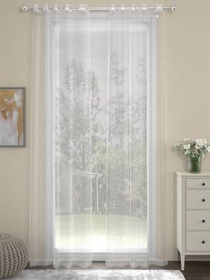 ROSARA HOME  Striped Pack of Single Door Curtain 4