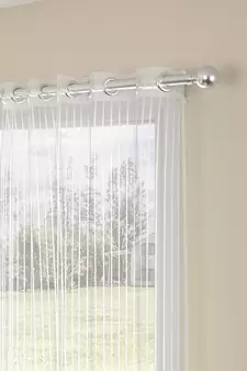 ROSARA HOME  Striped Pack of 2 Long Door Curtains