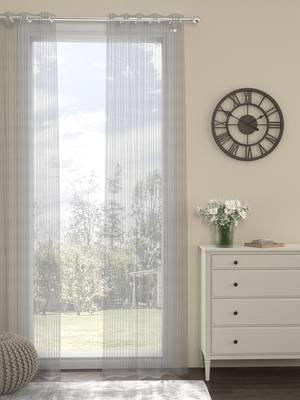ROSARA HOME  Striped Pack of Single Door Curtain 1