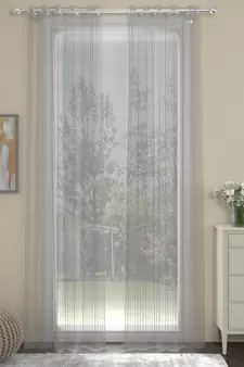 ROSARA HOME  Striped Pack of 2 Door Curtains