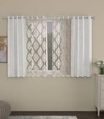 ROSARA HOME Mateo ogge  Pack of 4 Window Curtains