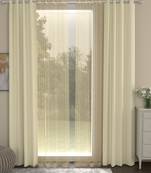 ROSARA HOME Erba Striped Pack of 4 Door Curtains