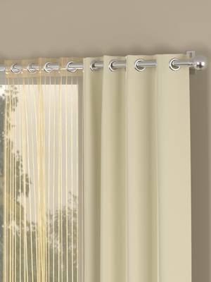 ROSARA HOME Erba Striped Pack of 4 Door Curtains 2
