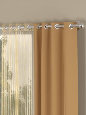 ROSARA HOME Erba Striped Pack of 4 Door Curtains 2
