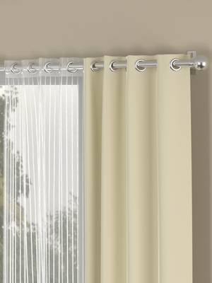 ROSARA HOME Erba Striped Pack of 4 Door Curtains 2