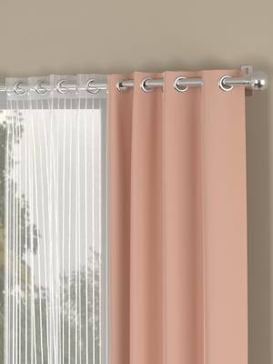 ROSARA HOME Erba Striped Pack of 4 Door Curtains 2