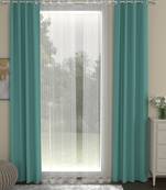 ROSARA HOME Erba Striped Pack of 4 Door Curtains
