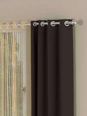 ROSARA HOME Erba Striped Pack of 4 Window Curtains 2
