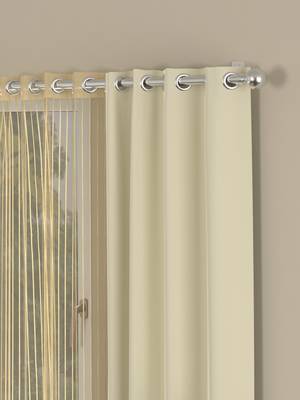 ROSARA HOME Erba Striped Pack of 4 Window Curtains 2
