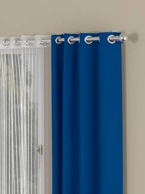 ROSARA HOME Erba Striped Pack of 4 Window Curtains 2