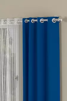 ROSARA HOME Erba Striped Pack of 4 Window Curtains
