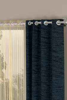 ROSARA HOME Mateo Striped Pack of 4 Door Curtains