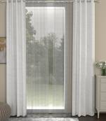 ROSARA HOME Mateo Striped Pack of 4 Door Curtains