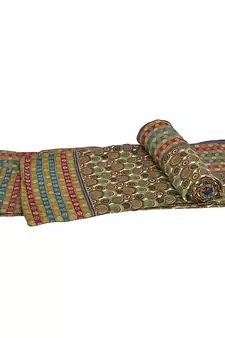 Handblock Multicolor Cotton Double Bed Dohar